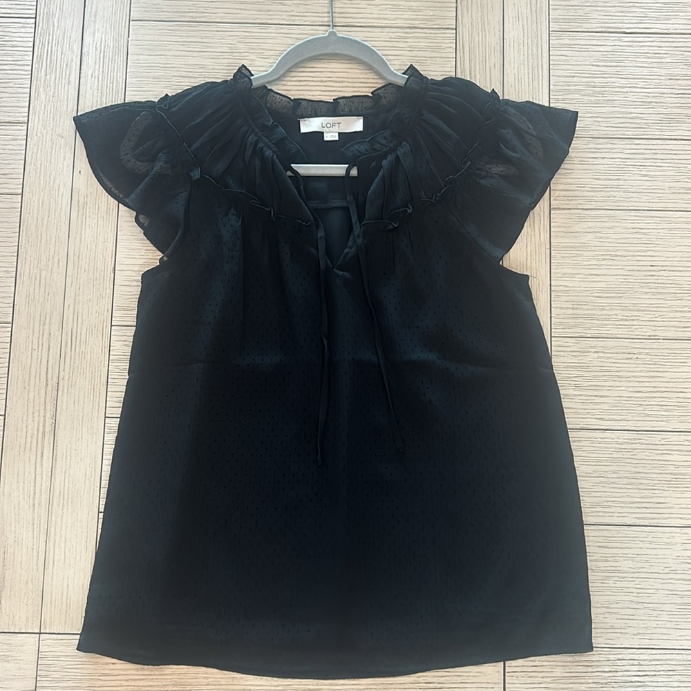 Loft Flutter Sleeve Blouse